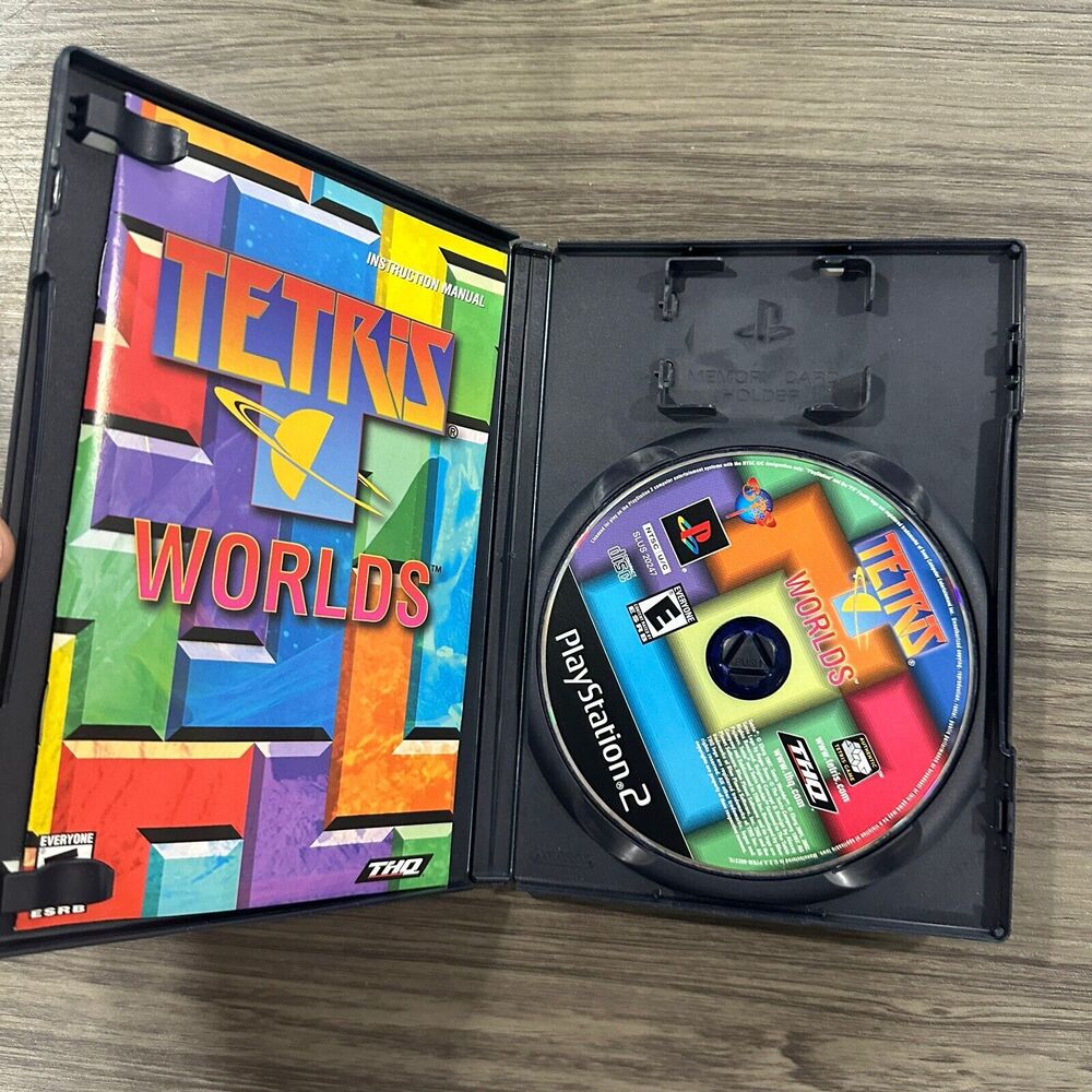 Tetris Worlds Sony PlayStation 2 PS2 Video Game Complete Tested - Picture 2 of 3